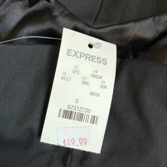 NWT Express Design Studio Black Lace Strapless Bustier Corset Top – Size 0 - Picture 5 of 7